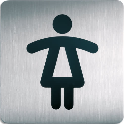 DUR PLAQ PICTO CARR WC FEMMES -4956-23       524C