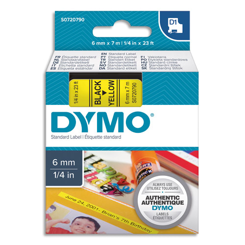 [382560] DYM RUBN DYMO D1 6MMX7M N/J S0720790       139A