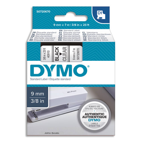 [382579] DYM RUBN DYMO D1 9MMX7M N/TRS S0720670       139A