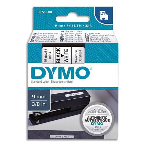 [382587] DYM RUBN DYMO D1 9MMX7M N/BLC S0720680       139A