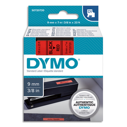 [382625] DYM RUBN DYMO D1 9MMX7M N/RGE S0720720       139A