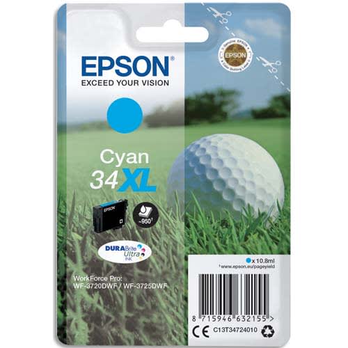 [383685] EPS CART J ENCRE CYAN (XL) C13T34724010       999W