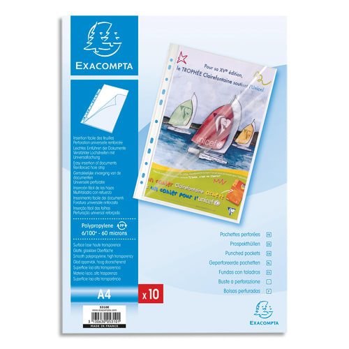 [385972] EXA S/10 POCH PERF 6/100 A4 5310E       195E