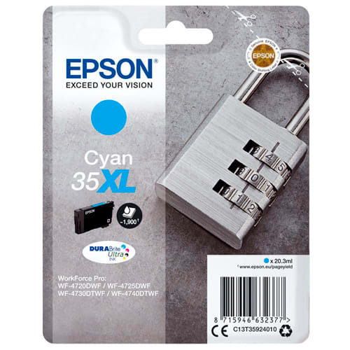 [386399] EPS CART JET ENCRE CYAN XL C13T35924010       999W