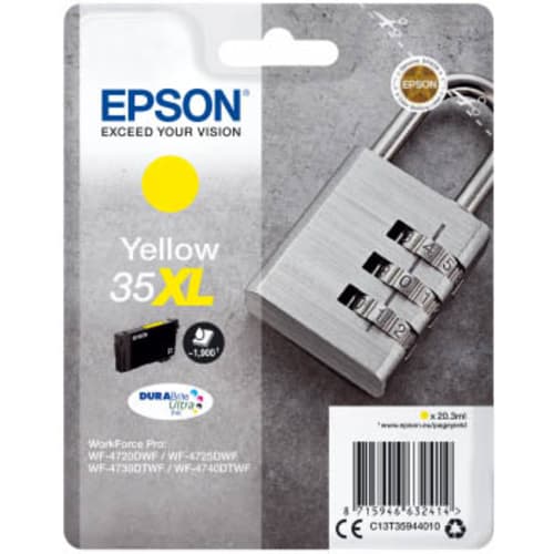 [386401] EPS CART JET ENCRE JAUNE XL C13T35944010       999W