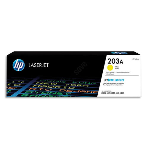 [386592] HWP CART LASER 203A JAUNE CF542A