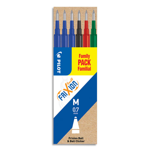 PIL SET/6 RECH FRIXION ASS 525643       282A