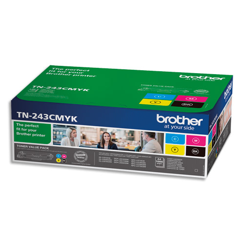 [392896] BRO PACK LASER 4COUL TN243CMYK       58B