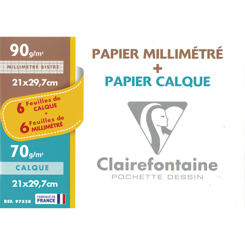 CLF P/12F 6 MM 6 CALQ A4 70G 97528C       397B