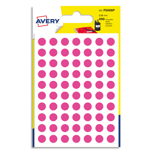 [393000] AVE S/490 PASTILLES D8MM ROSE PSA08P       445A