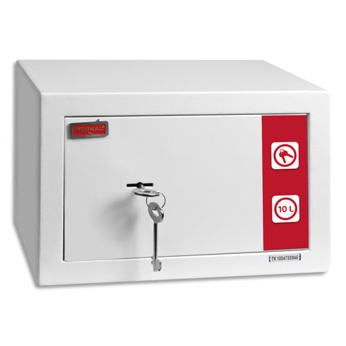 RSK COFFRE FORT SM1 CLE 9.9L BLC FA62740       579C