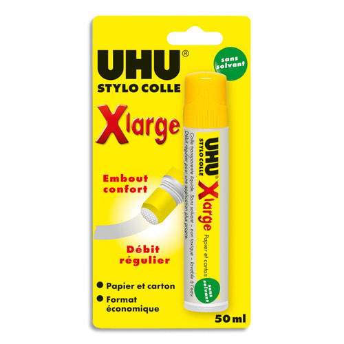 [400701] UHU STYLO COLLE 50ML TRANSP 50148       329E