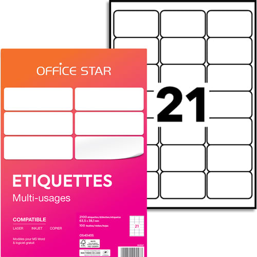 OER B/2100 ETQ MULTI 63.5X38.1 OS43435       175A