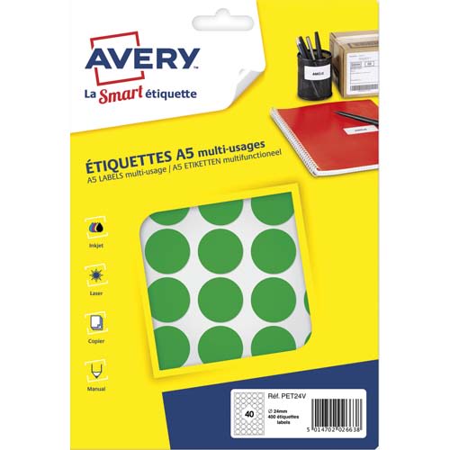 AVE S/400 PASTILLES D24MM VT PET24V       445A