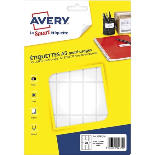 AVE S/448 ETIQ MULTI A5 48.5X18.5 ETE028       176C