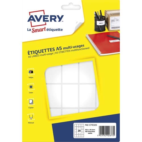 AVE S/400 ETIQ MULTI A5 38.5X26.5 ETE025       176C