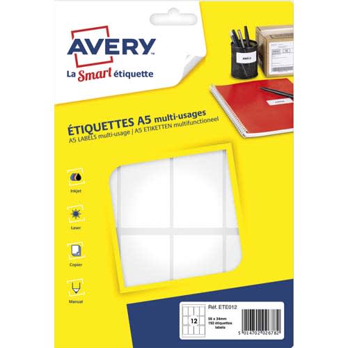 AVE S/192 ETIQ MULTI A5 56X34 ETE012       176C
