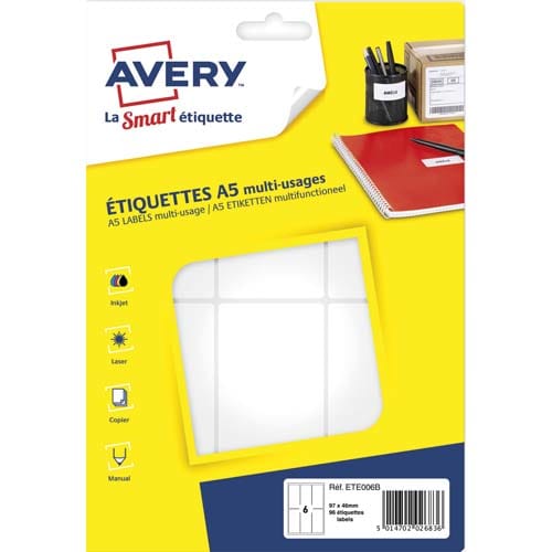 AVE S/96 ETIQ MULTI A5 97X46 ETE006B       176C