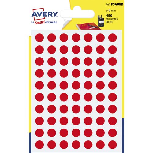 AVE S/490 PASTILLES D8MM RGE PSA08R       445A