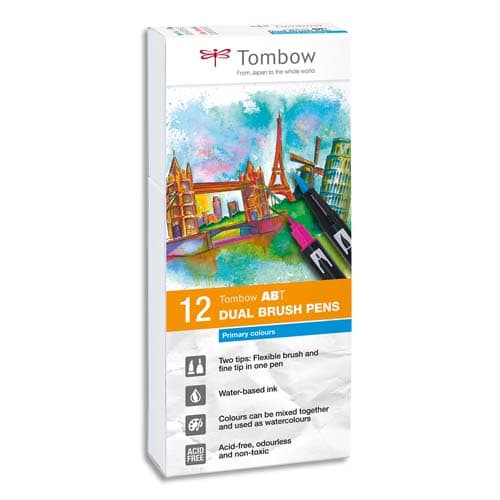 [411677] TBW S/12 ABT BRUSH PEN ASS ABT-12P-1       999W