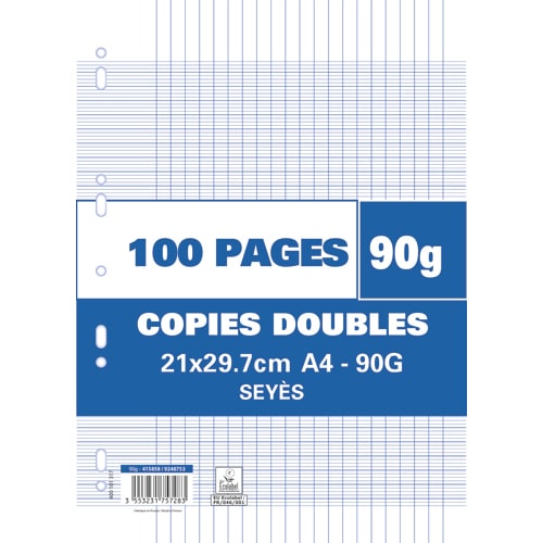 1ER S/100P COPIE DBLE 90G SEY 400099492       398C