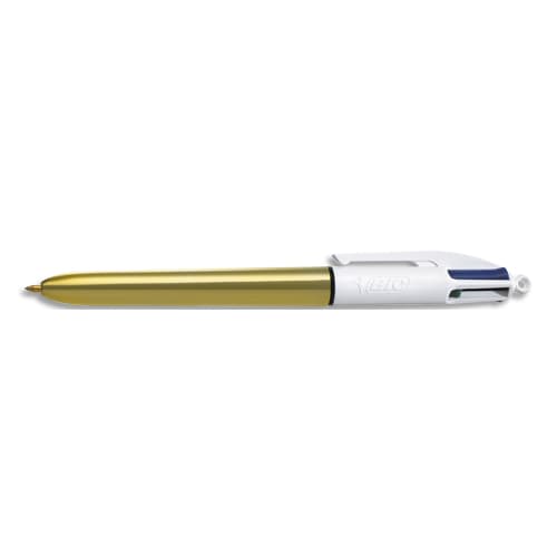 [423734] BIC STYLO BILLE 4 COUL SHINE OR 982878       273C