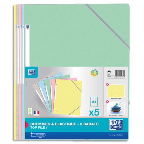 [430011] OXFO L/5 CHEM TOP FILE A4+ ASS 400116400       225A