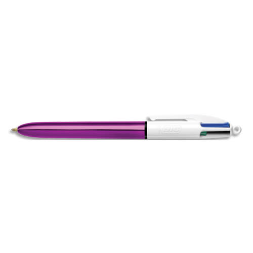 BIC STYLO BILLE 4 COUL SHINE VIO 982876       273C