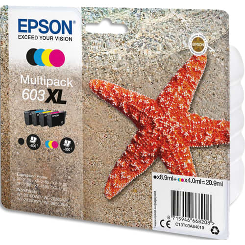 [434002] EPS MULTIPACK 4 COUL 603XL C13T03A64010       999W