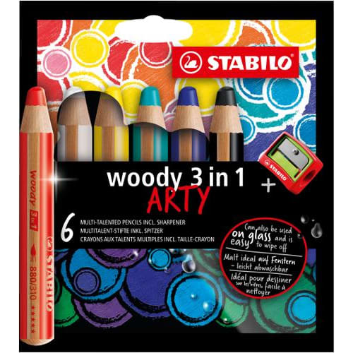 [434058] STA E/6 CC 3EN1 WOODY ARTY ASS 8806-1-20       999W