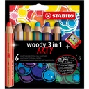 STA E/6 CC 3EN1 WOODY ARTY ASS 8806-1-20       999W