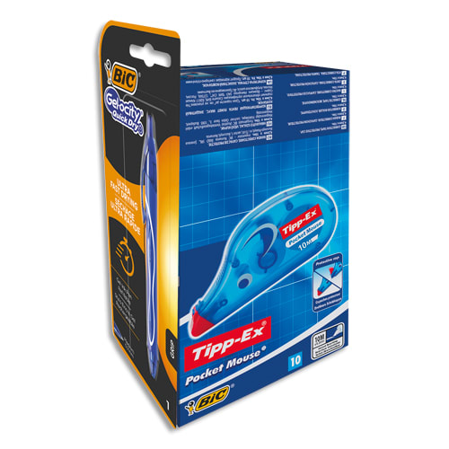 [434256] BIC P/10 PCKETMOUS +1 QUICKDRY BL 989680       289C