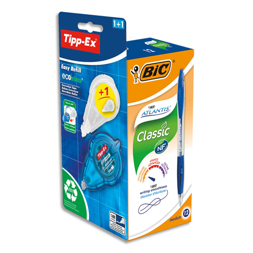 BIC P/12 ATLANTIS BL +1 EASYREFIL 989681       269E