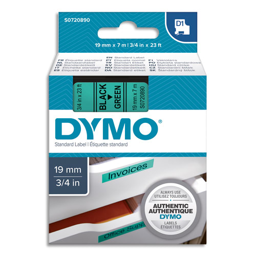 [435454] DYM RUBN DYMO D1 19MMX7M N/VT S0720890       139A