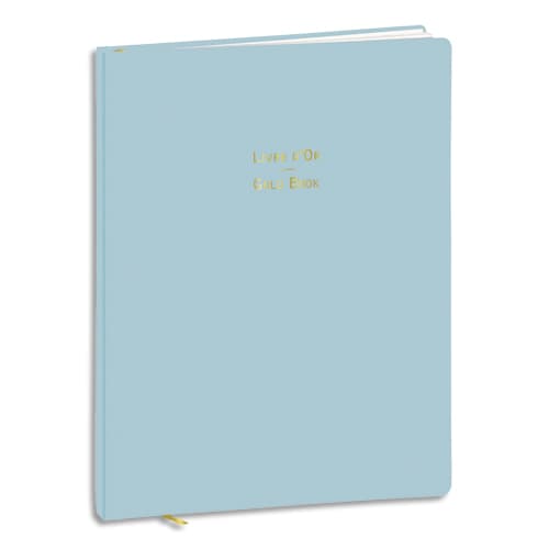 QUO LIVRE D OR PASTEL 27X21 BLEU 243033Q