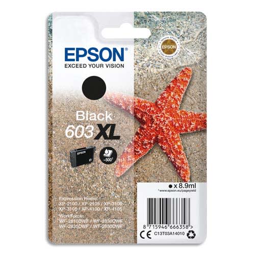 [439549] EPS CART JE 603XL NOIR C13T03A14010       47A