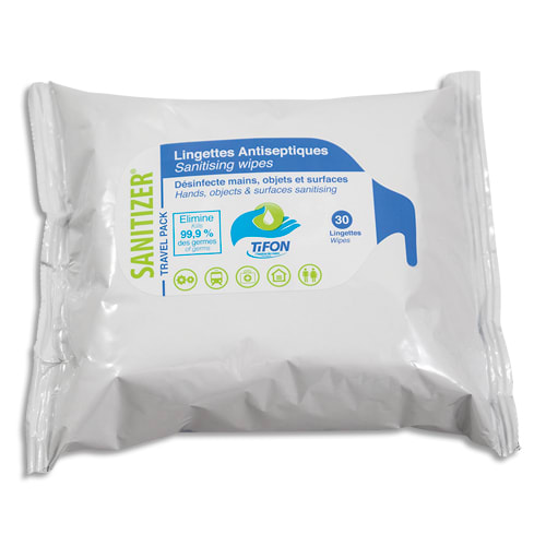 [440613] TIFO PAQ 30 LINGETTES ANTIBAC 04TT1130       504A