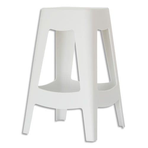 [441310] PPF TABOURET HAUT PP BLANC THBEL       563F