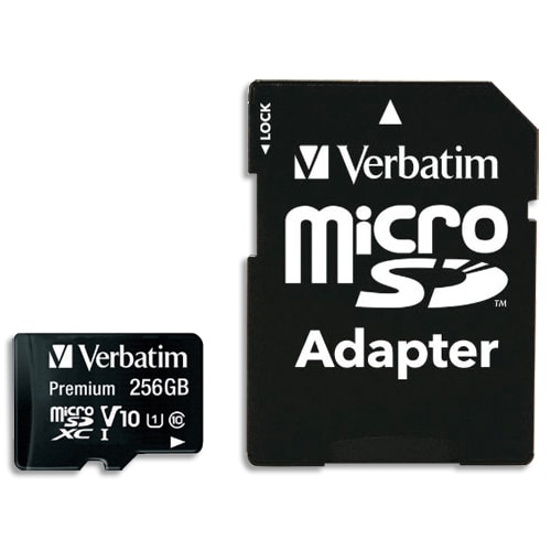 VET CARTE MICRO SDXC 256GO+ADAPT 44087       80F