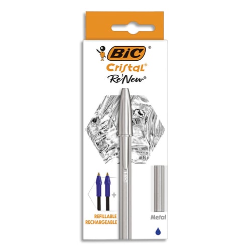 BIC BLS/1 CRISTAL RENEW+2 RECH BL 997202       275D