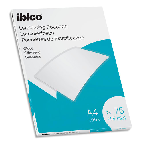 [442824] IBI P/100 POCH PLAS BRIL A4 75MIC 627316       121C