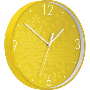 [447993] LEI HORLOGE MURALE WOW JAUNE 90150016       999W