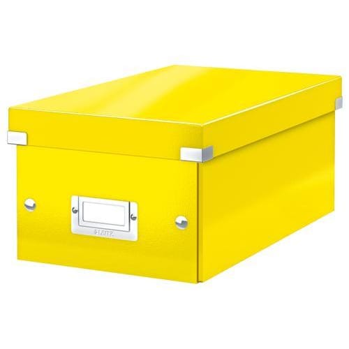[449140] LEI BOITE DVD CLICK&STORE JAUNE 60420016       999W