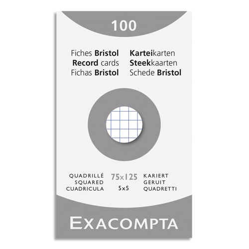 [449279] EXA E/100 BRISTOL NP 75X125 5X5 B 13201E       400A