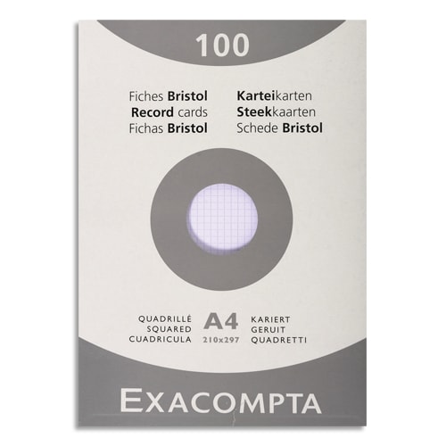 [449297] EXA E/100 BRISTOL NP A4 5X5 B 13206E       400A