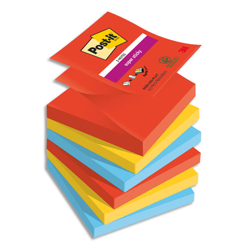 [450410] POS L/6 ZNOTE STICPLAYF 76X76 ASS BP1242       373B