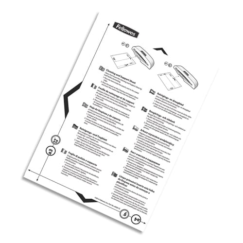 [450737] FEL P/10 FEUIL NETTOYAGE PLASTIF 5320604       118E