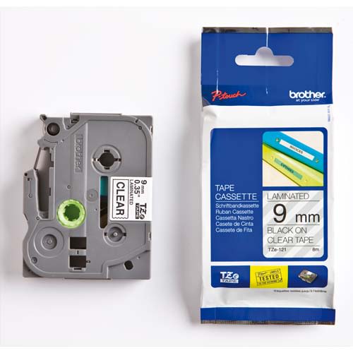 [450867] BRO RUBAN LAMINE 9MMX8M N/TRS TZE121       145A