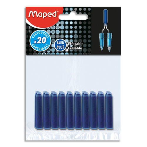 MAE S/20 CARTOUCHES BLEUES 221910       267G