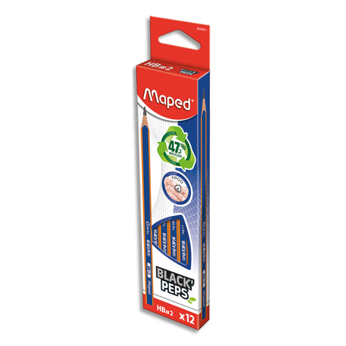 MAE CRAYON GRAPHITE WOODFREE HB 850821       300E